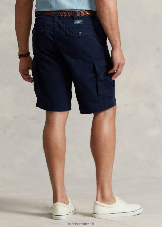 short cargo en sergé coupe classique 46T60T1405 Hommes Ralph Lauren aviateur marine