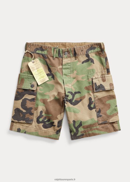 short cargo indéchirable 46T60T1724 Hommes Ralph Lauren camouflage des bois