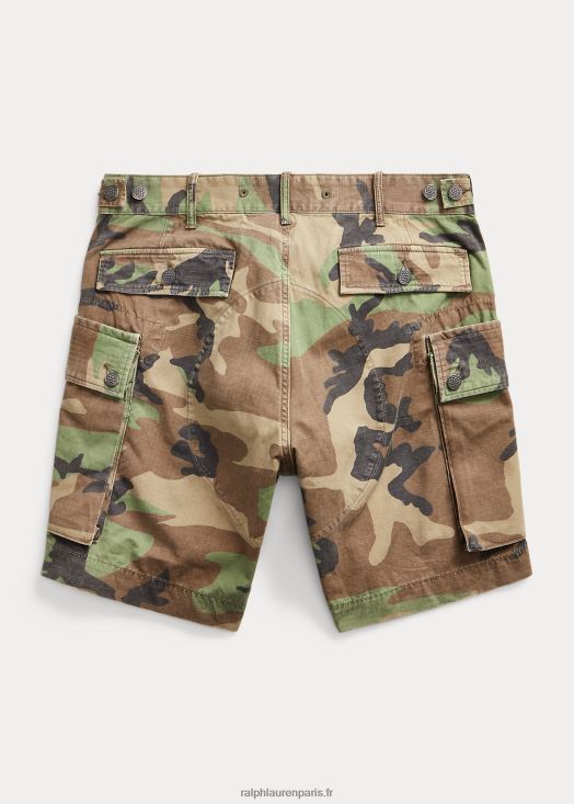 short cargo indéchirable 46T60T1724 Hommes Ralph Lauren camouflage des bois
