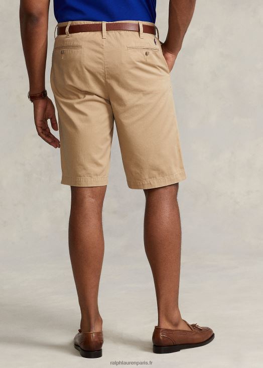 short chino coupe classique 46T60T1626 Hommes Ralph Lauren café bronzé