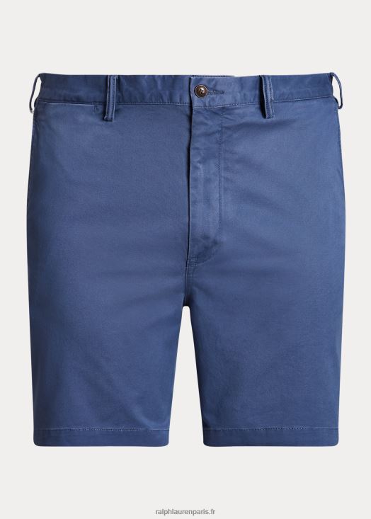 short chino stretch coupe classique 46T60T1336 Hommes Ralph Lauren bleu marine clair
