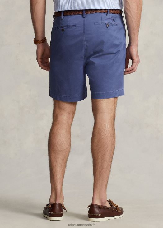 short chino stretch coupe classique 46T60T1336 Hommes Ralph Lauren bleu marine clair
