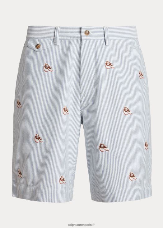 short chino stretch coupe classique 46T60T1612 Hommes Ralph Lauren rayure oxford