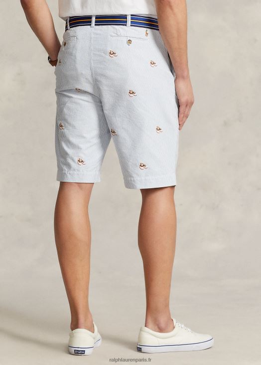 short chino stretch coupe classique 46T60T1612 Hommes Ralph Lauren rayure oxford