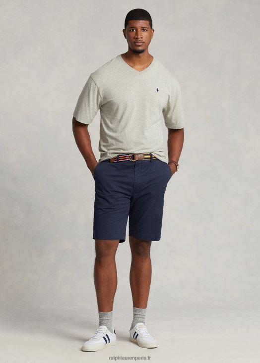 short chino stretch coupe classique 46T60T1865 Hommes Ralph Lauren encre nautique