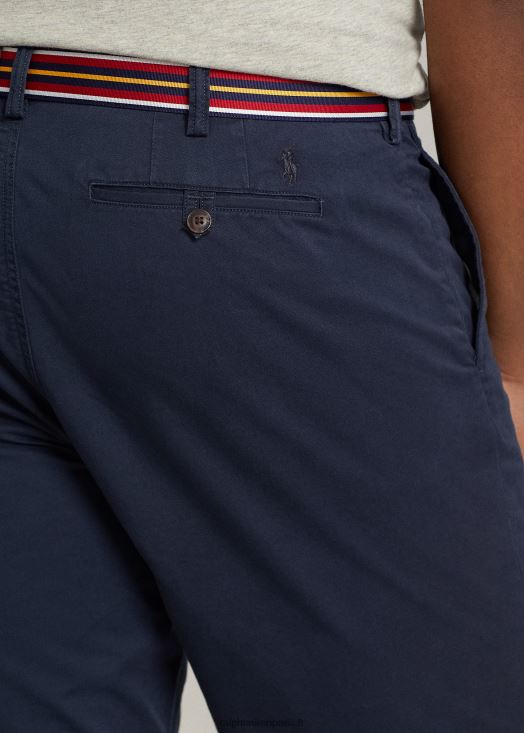 short chino stretch coupe classique 46T60T1865 Hommes Ralph Lauren encre nautique