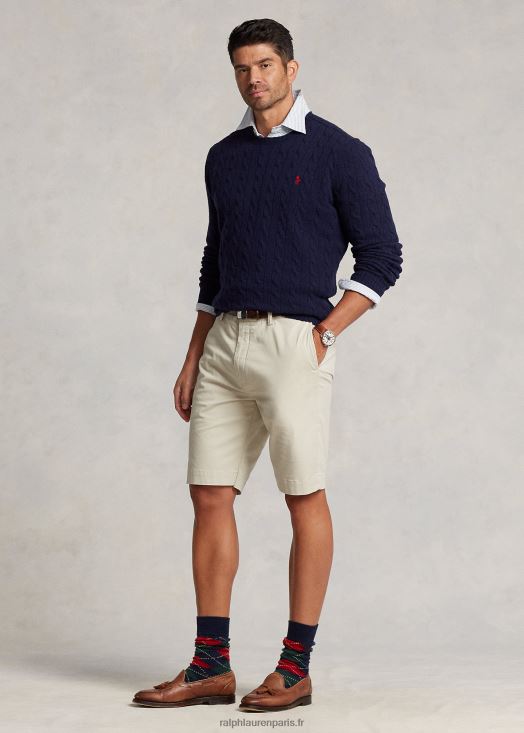 short chino stretch coupe classique 46T60T1866 Hommes Ralph Lauren pierre classique