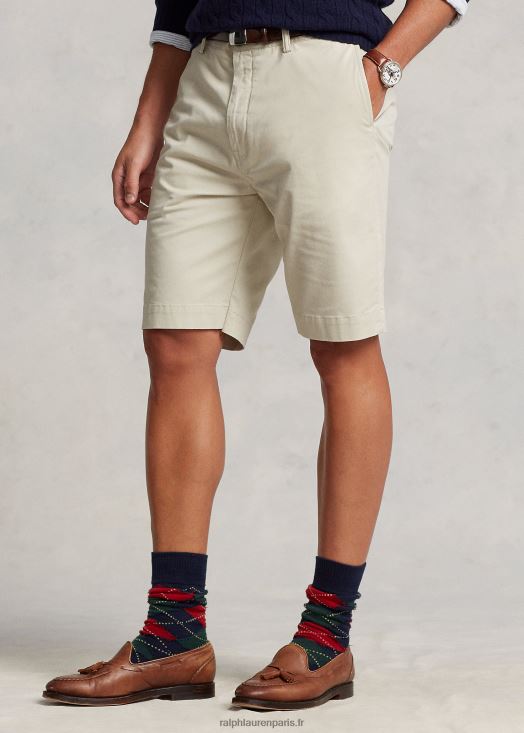 short chino stretch coupe classique 46T60T1866 Hommes Ralph Lauren pierre classique
