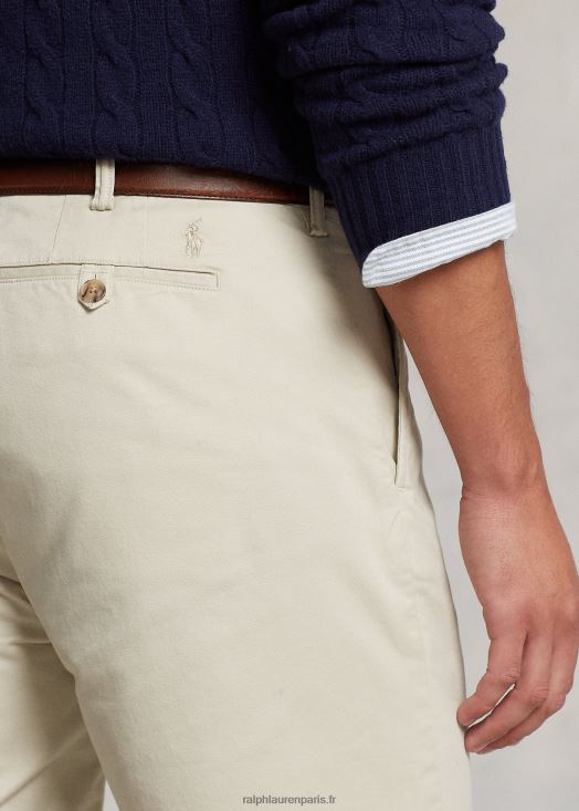 short chino stretch coupe classique 46T60T1866 Hommes Ralph Lauren pierre classique