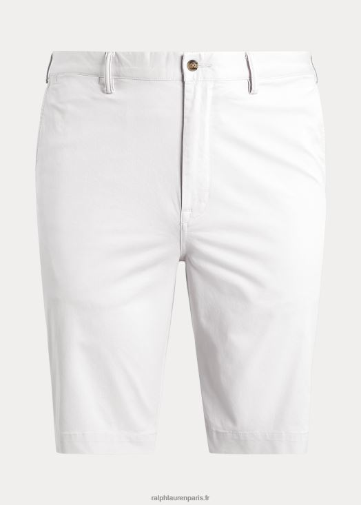 short chino stretch coupe classique 46T60T1867 Hommes Ralph Lauren lavage de pont blanc