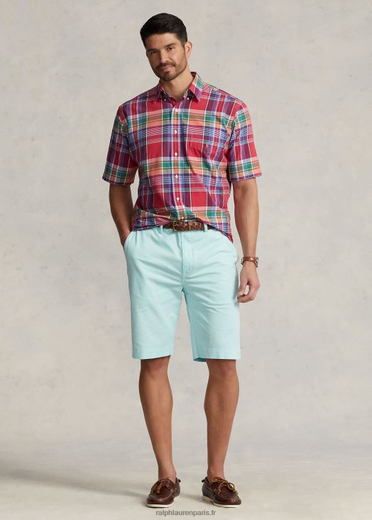 short chino stretch coupe classique 46T60T1868 Hommes Ralph Lauren île aquatique