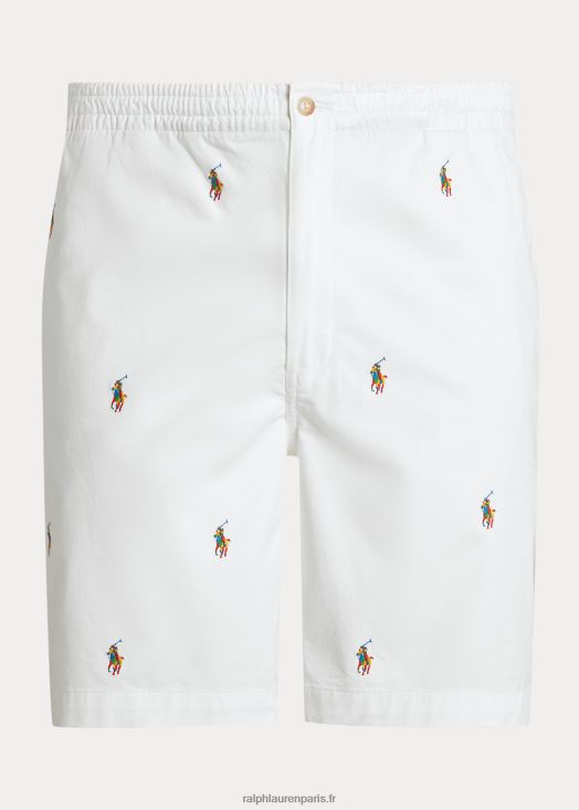 short chino stretch polo prepster 46T60T1362 Hommes Ralph Lauren broderie blanche