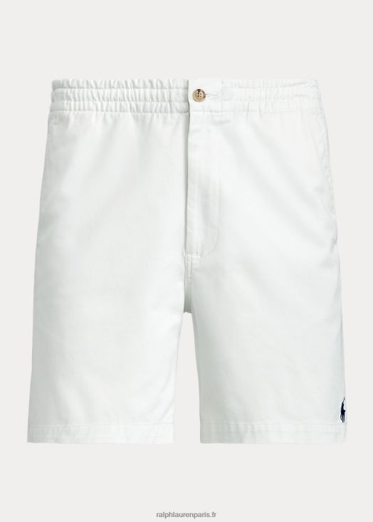 short chino stretch polo prepster 46T60T1455 Hommes Ralph Lauren lavage de pont blanc