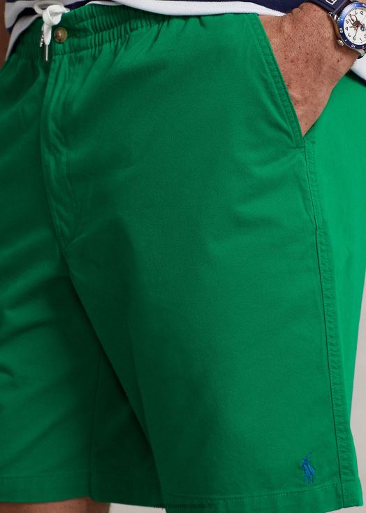 short chino stretch polo prepster 46T60T1457 Hommes Ralph Lauren vert primaire