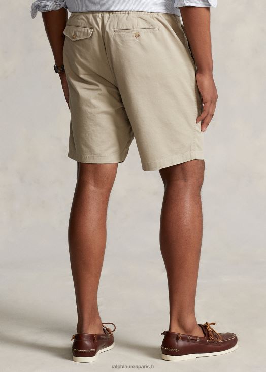 short chino stretch polo prepster 46T60T1460 Hommes Ralph Lauren bronzage kaki