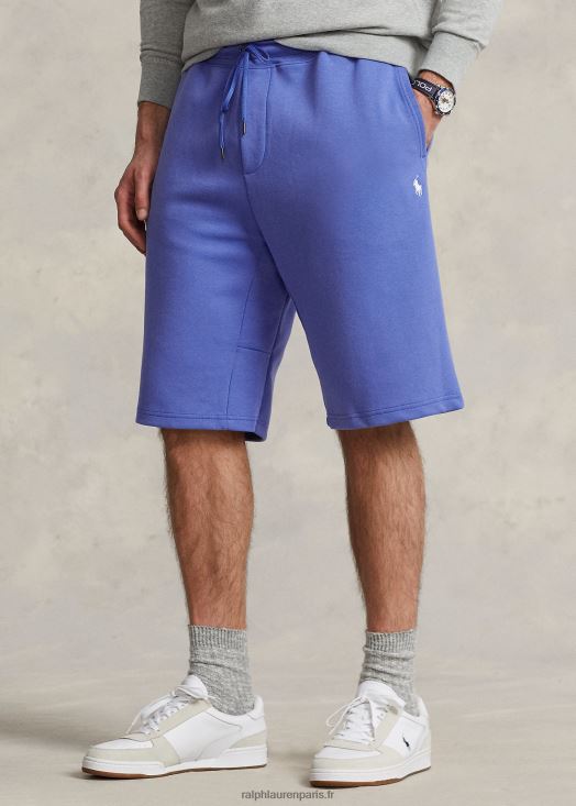 short à double maille 46T60T1543 Hommes Ralph Lauren bleu pierre de maid