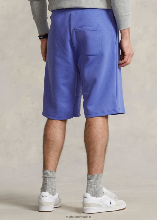 short à double maille 46T60T1543 Hommes Ralph Lauren bleu pierre de maid