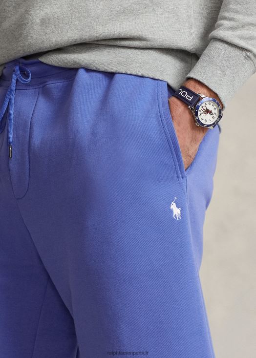 short à double maille 46T60T1543 Hommes Ralph Lauren bleu pierre de maid