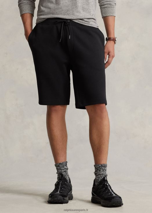 short à double maille 46T60T8406 Hommes Ralph Lauren noir