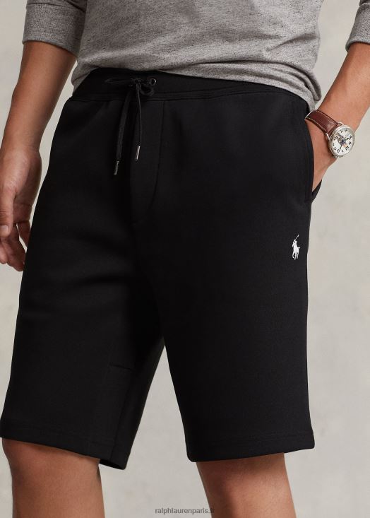 short à double maille 46T60T8406 Hommes Ralph Lauren noir