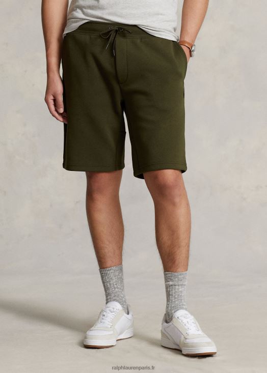 short à double maille 46T60T8407 Hommes Ralph Lauren société d'olive