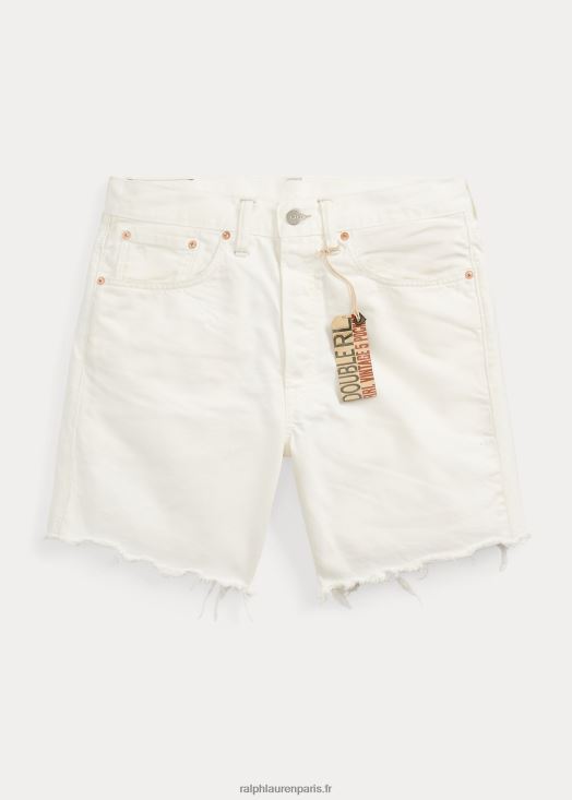 short en jean coupe vintage 46T60T1761 Hommes Ralph Lauren lavis de pierre blanche - Cliquez sur l'image pour la fermer
