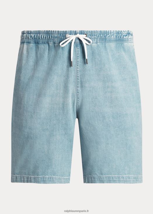 short en jean polo prepster 46T60T1616 Hommes Ralph Lauren lathan