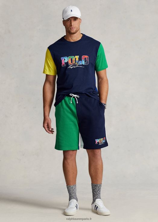 short en molleton à logo 46T60T1660 Hommes Ralph Lauren croisière marine multi