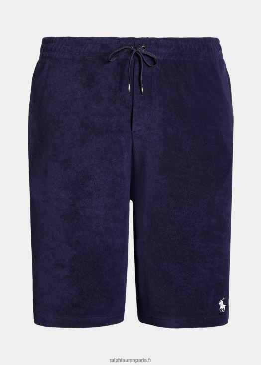 short en éponge avec cordon de serrage 46T60T1662 Hommes Ralph Lauren marine de newport