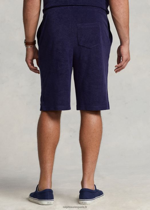 short en éponge avec cordon de serrage 46T60T1662 Hommes Ralph Lauren marine de newport