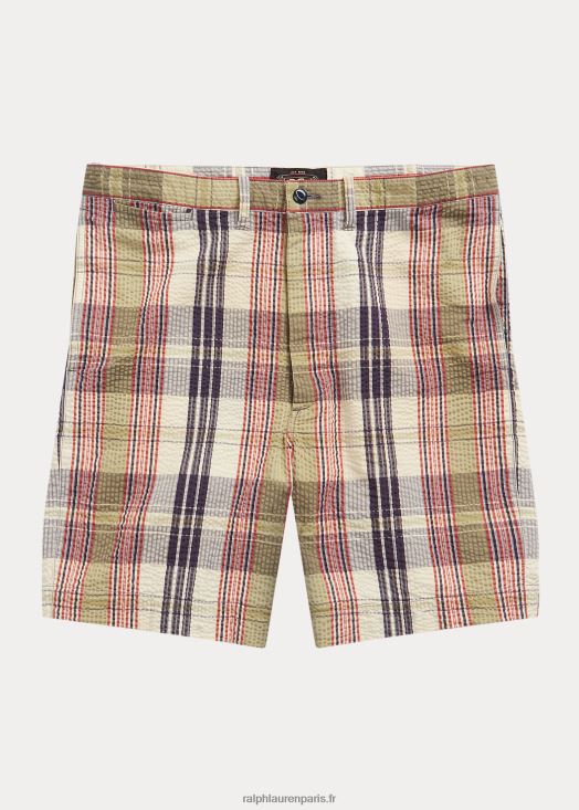 short madras officier en seersucker 46T60T8700 Hommes Ralph Lauren multi bleu