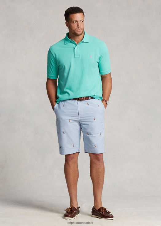 short oxford stretch coupe classique 46T60T1329 Hommes Ralph Lauren bsr bleu