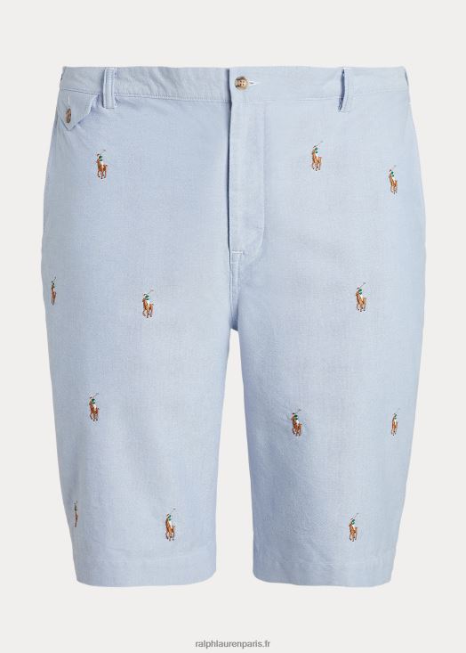 short oxford stretch coupe classique 46T60T1329 Hommes Ralph Lauren bsr bleu
