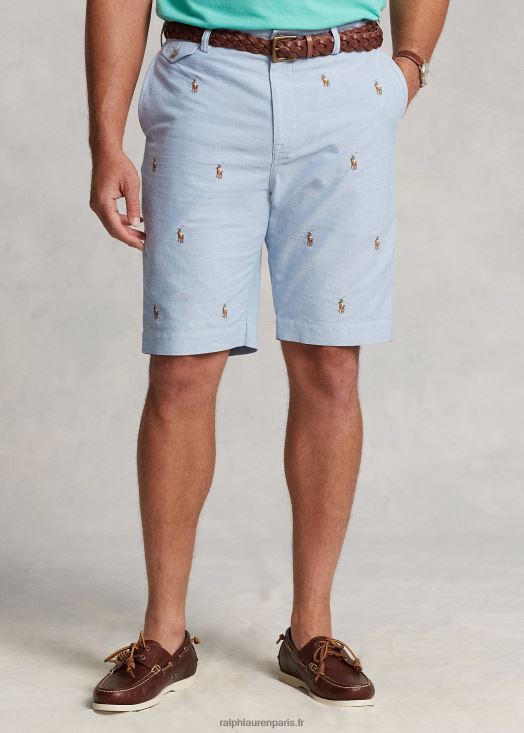 short oxford stretch coupe classique 46T60T1329 Hommes Ralph Lauren bsr bleu