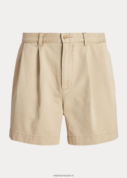 short plissé coupe décontractée cormac 5 pouces 46T60T8445 Hommes Ralph Lauren rl kaki