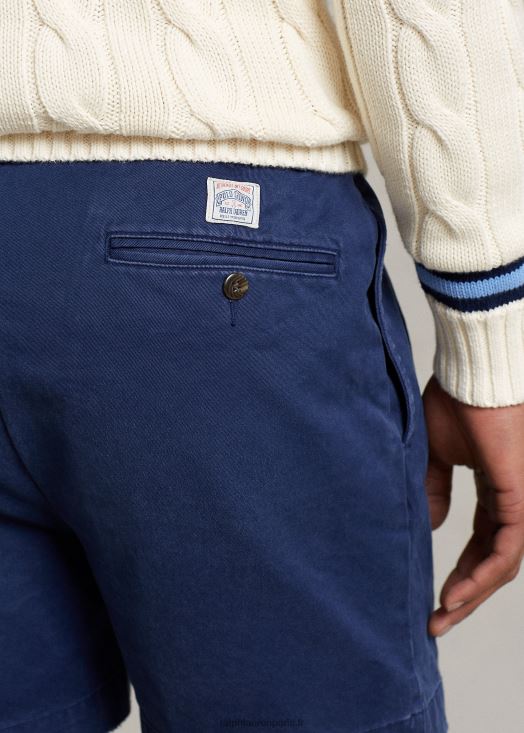 short plissé coupe décontractée cormac 5 pouces 46T60T8446 Hommes Ralph Lauren marine de newport