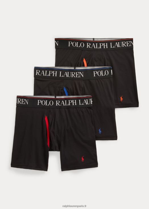 Lot de 3 boxers 4d-flex 46T60T8576 Hommes Ralph Lauren noir