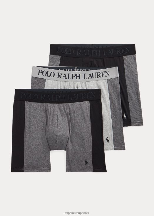 Lot de 3 boxers 4d-flex max flex 46T60T608 Hommes Ralph Lauren anthracite/gris/noir