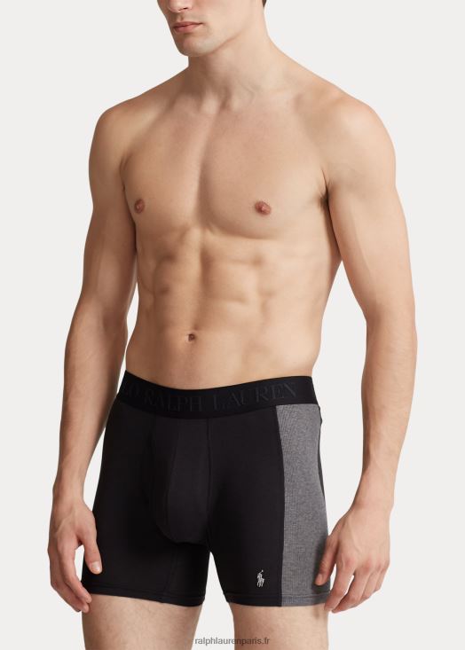 Lot de 3 boxers 4d-flex max flex 46T60T608 Hommes Ralph Lauren anthracite/gris/noir