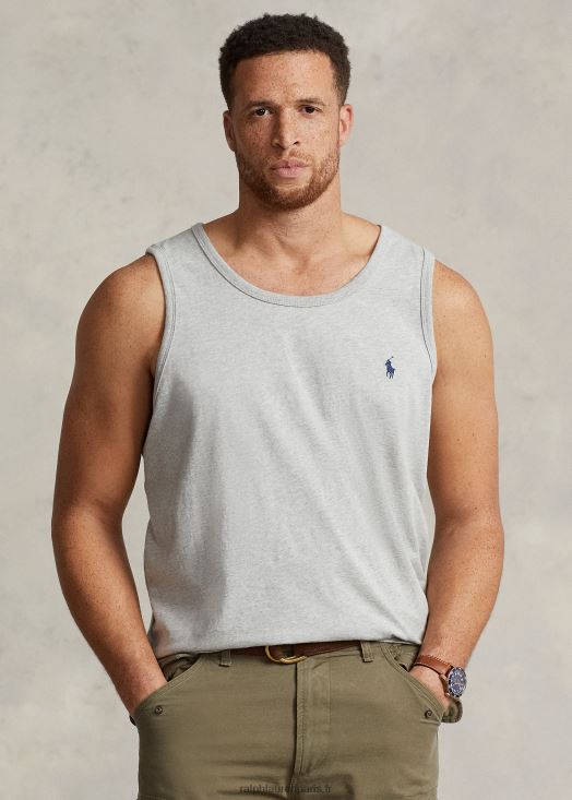 débardeur en jersey lavé 46T60T1441 Hommes Ralph Lauren taylor bruyère