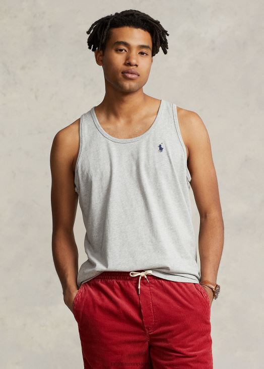 débardeur en jersey lavé 46T60T267 Hommes Ralph Lauren taylor bruyère