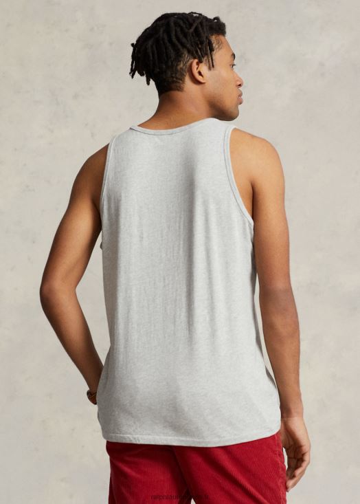 débardeur en jersey lavé 46T60T267 Hommes Ralph Lauren taylor bruyère