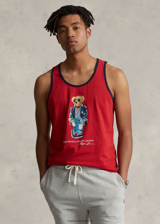 débardeur en jersey polo bear 46T60T286 Hommes Ralph Lauren rl 2000 rouge
