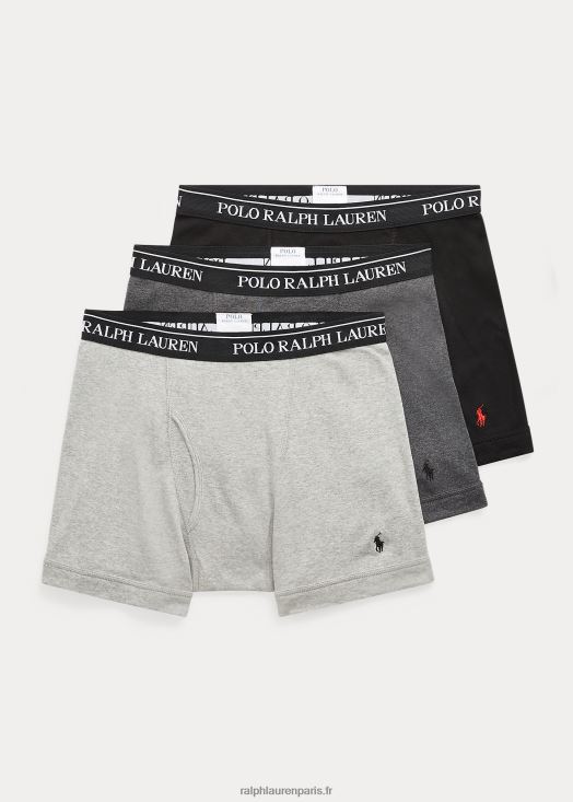 lot de 3 boxers absorbants 46T60T8553 Hommes Ralph Lauren gris assorti