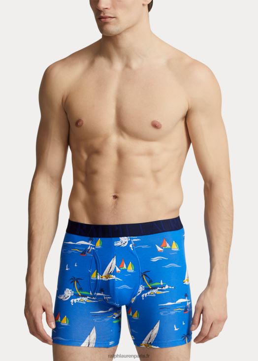 lot de 3 boxers stretch 46T60T475 Hommes Ralph Lauren imprimé marine/race the sea