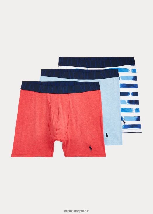 lot de 3 boxers stretch 46T60T476 Hommes Ralph Lauren rosette/rayure jamaïque