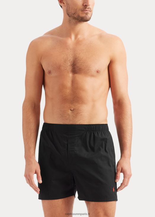 lot de 5 boxers classiques en coton tissé 46T60T268 Hommes Ralph Lauren gris/bleu