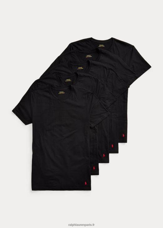 pack de 5 sous-vêtements classiques à effet absorbant 46T60T8540 Hommes Ralph Lauren noir