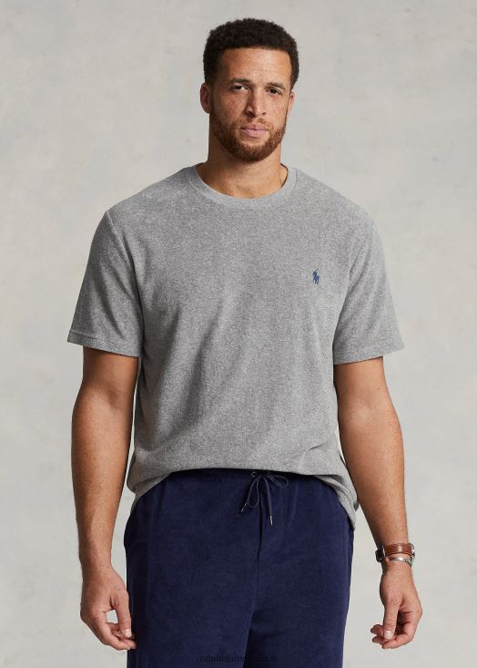t-shirt à col rond en éponge 46T60T1409 Hommes Ralph Lauren andover bruyère