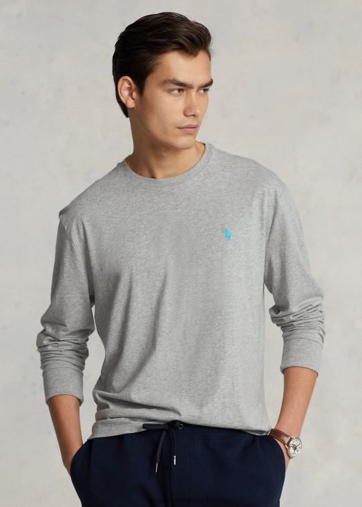 t-shirt coupe classique en jersey big pony 46T60T8625 Hommes Ralph Lauren andover bruyère